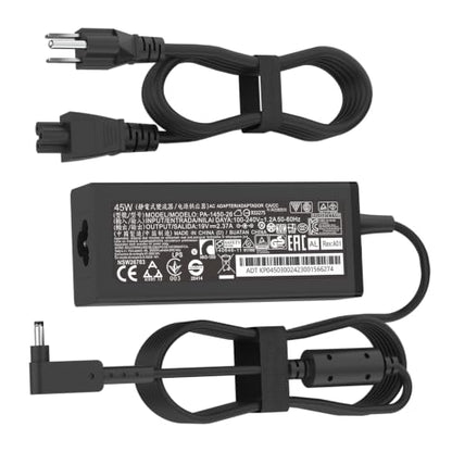 45W Laptop Charger for Acer Aspire 1 3 5 N20C5 N23C3 N20C4 N19H2 A315-24P-R7VH A515-45-R74Z A515-46 A315-23 A315-24P A515-56 ADP-45FE F PA-1450-26 Small Pin 3.0x1.1mm AC Adapter Laptop Power