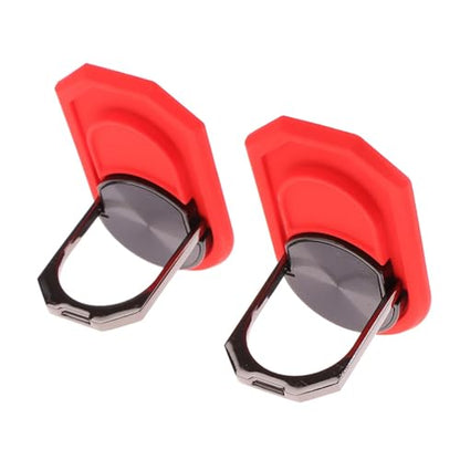 Portable Foldable Laptop Stand with Heat Dissipation Alloy Lightweight Risers for 13-17Inch Laptops Risers Accessory Foldable Laptop Cooling Stand Zinc Alloy - color: Red