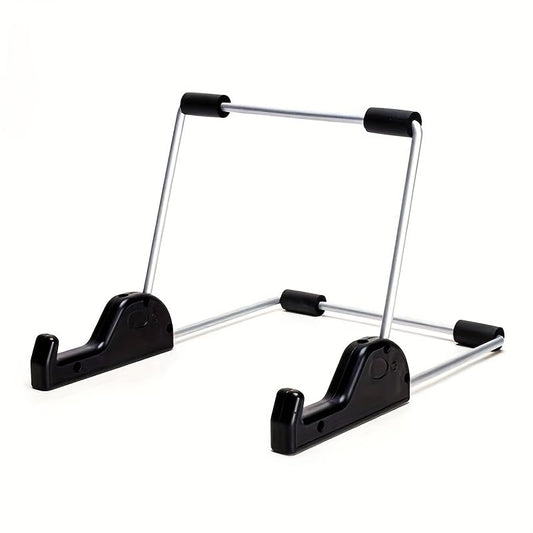 1 Pack Foldable Tablet Stand, Adjustable Laptop Stand, Portable, Suitable for laptops and Tablets (Black) - color: Black