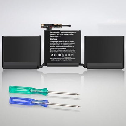 A1713 A1708 A2159 Laotop Battery for Mac Book Pro 13 Inch A1708(Mid2017,Late 2016) A2159 (2019) A2289 (2020) A2338 (2020,2022) EMC - size: A1713 13.25*5.51*0.984 in