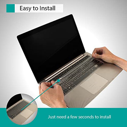 Universal Keyboard Cap Cover for 15"/16" Laptops [3 Pack] – Ultra-Thin 0.03mm, 5X Thinner Than Competitors, Fits All Brands/Layouts, Waterproof, Dustproof, Flat & Easy to Clean - size: Medium – 15 inch laptops (diagonal)