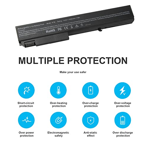 Futurebatt Battery for HP EliteBook 8530p 8530w 8540p 8730p 8540w 8730w 8740w HSTNN-LB60 - size: 8730 12.13 3.15 1.77in