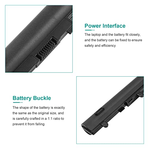 Fancy Buying AL12A32 AL12A72 Laptop Battery Replacement for Acer Aspire V5 V5-431 V5-471 V5-471P V5-531 V5-571 V5-571P V5-571-6605 E1 E1-522 E1-532 E1-572 E1-572G E1-510 E1-510P 4ICR17/65 - size: 10.3*1.56*0.85inch V5