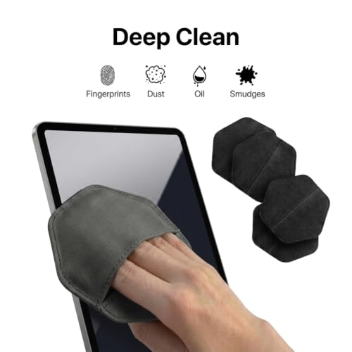 Microfiber Car Screen Cleaner Cloth Electronic Wipes Reusable Cleaning Pad for Laptops, Computer, Tablets, TV,Monitors,Screen Wipes Interior Car Accessories(6 Pack)