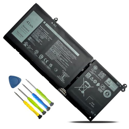 41Wh G91J0 Laptop Battery for Dell Latitude 3520 3420 3320 3330 Inspiron 3510 3511 3515 5310 5410 5418 5510 5515 5518 14 Plus 7420 7415 2-in-1 Vostro 5620 5625 Series JGCCT N9XX 0PG8YJ FH3K2 - size: 8.39*3.5*0.22inch G91J0
