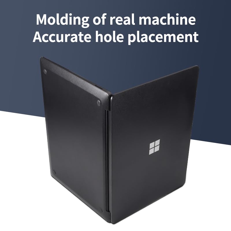 IMMOENUC Skin for Microsoft Surface Laptop 7 (15 inch, 2024 Model 2037) - Full Body Vinyl Wrap Decal Sticker - Anti-Scratch & Abrasion Resistant Protective Cover - Black - color: Black, size: 15 inch