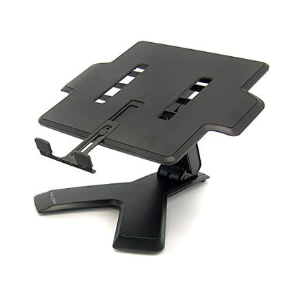 Ergotron – Neo-Flex Elevated Laptop Stand for Desk, 6 Inch Adjustable Height – for Laptops up to 21 Inches – Black