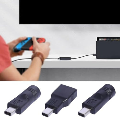 240W Power Adapter Converter Powerful DC7.5x4.0mm Male to Female Plug for G16 G14 Laptops Multiple Connector Size