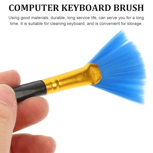 Soft Bristle Computer Cleaning Brush Set 10 Pieces for Electronics Dust Removal Keyboard Laptop Fan Cleaning Kit Portable Anti-Static Tools for Detailed Maintenance