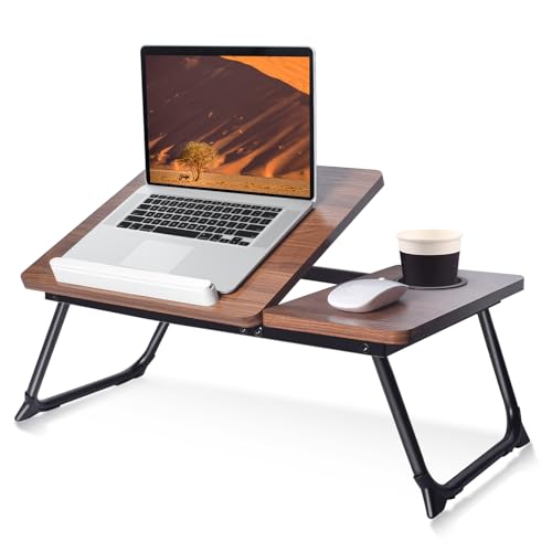 Wishacc Book Stand for Reading in Bed - Hands-Free Reading Companion for Bedtime Relaxation and Comfort - color: Brown