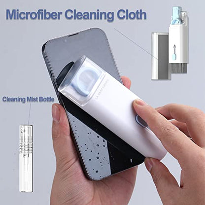 Electronics Cleaner Kit. Keyboard Brush, Airpod Cleaning Tool, Phone Screen Cleaner. for Computers, MacBooks, Laptops, Airpods Pro, Headphones. - color: Pink