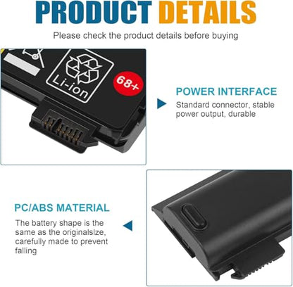 TREE.NB 48WH Battery 68+ for ThinkPad T440 T450 T460 T460P T470P T550 T560 X240 X250 X260 X270 L450 L460 L470 P50S W550s 0C52861 0C52862 Series 45N1125 45N1126 45N1127 - size: 8.14x2.44x0.82inch X240
