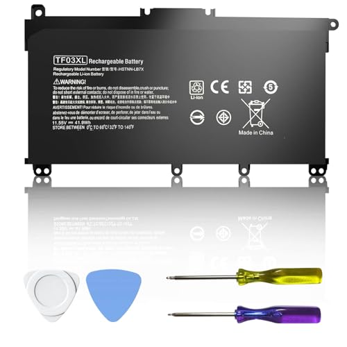 TF03XL 920070-855 920046-421 Battery for Hp Pavilion X360 15-CC123CL 17-AR050WM 14M-CD0003DX 14M-CD0001DX 14M-CD0XXX 15-CC060WM 15-CC023CL 15-CC050WM 15-CD040WM 15-CC1XX 15-CD 15-CC 14-BF 920046-121 - size: 7.5 * 4 * 0.2 Inch TF03XL