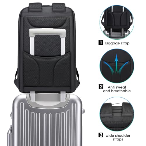 BANGE Tech Laptop Backpack for Men and Women - color: White