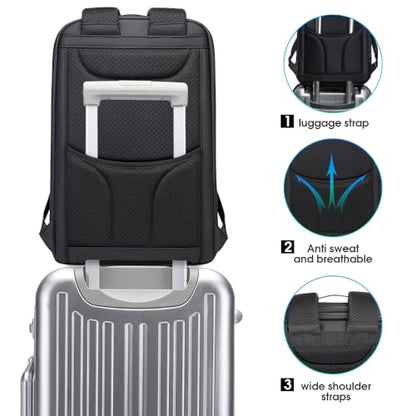 BANGE Tech Laptop Backpack for Men and Women - color: White
