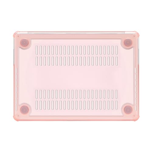 MOSISO Compatible with MacBook Pro 14 inch Case M5 M4 M3 M2 M1 2026-2021 | 3 in 1 Kit Anti-Crack Hard Shell with TPU Bumper, A3427 A3426 A3434 A3112 A3185 A3401 A2918 A2992 A2779 A2442, Pink - color: Pink