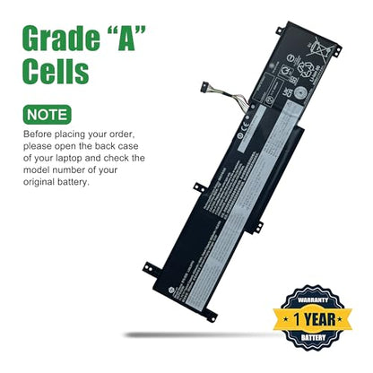 L20L3PF0 Laptop Battery Replacement for Lenovo IdeaPad 3-14ADA6 3-14ALC6 3-14ITL6 3-15ALC6 3-15ITL6 3-17ALC6 3-17ITL6 K14 S14 G2 ITL Series SB11B36276 5B11B36283 L20M3PF0 L20C3PF0 11.1V 45Wh