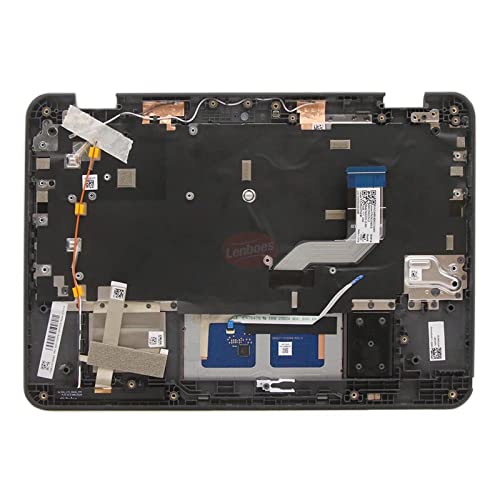 Palmrest Upper Case Top Cover with US Keyboard Touchpad Assembly Replacement for Lenovo 300e Chromebook Gen 3 82J9 82JA LTE 5M11C94763 (WFC Hole) - color: Palmrest Assembly WFC LTE 5M11C94763