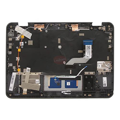 Palmrest Upper Case Top Cover with US Keyboard Touchpad Assembly Replacement for Lenovo 300e Chromebook Gen 3 82J9 82JA LTE 5M11C94763 (WFC Hole) - color: Palmrest Assembly WFC LTE 5M11C94763