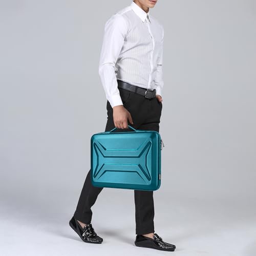 DOMISO 18 Inch Laptop Hard Case, Waterproof Shockproof Hard Shell Protective Laptop Sleeve with Handle for 18 Inch ASUS ROG Strix SCAR 18 G18 2025/2024/2023 Gaming Laptop,Teal - color: Teal, size: 18 Inch