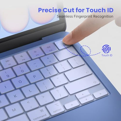 CaseBuy MacBook Neo Accessories, Premium Ultra Thin Keyboard Cover Protector for 2026 MacBook Neo 13 inch Laptop, 2026-2022 MacBook Air 13"/15" M2/M3/M4/M5, US ANSI Layout - size: MacBook Neo/Air 13"(2022+)