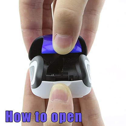 Wireless Mini Mouse, Blue, 1000 DPI, USB Receiver, Smooth Surface, Easy to Carry - color: Blue