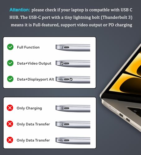 USB C Hub Ethernet HDMI Adapter, 8 in 1 Docking Station with 4K HDMI, RJ45 Ethernet, SD/TF Card Reader, USB 3.0/2.0, PD 100W, LAN USB-C Dongle for MacBook Pro/Air, iPad Pro, XPS, etc - style: 8-in-1