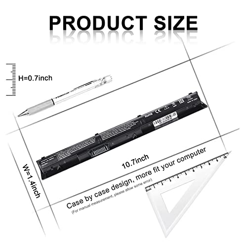 TSKYBEAR RI04 RI06XL Notebook Battery Compatible with HP ProBook 450 455 470 G3 Envy 15-Q001TX Laptop Series Fit P/N Spare 805294-001 811063-421 805047-851 P3G15AA HSTNN-DB7B HSTNN-PB6Q - size: RI04