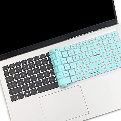Keyboard Cover for 15.6" Dell Inspiron 15 3510 3511 3515 3525 3530 3535 5510 5515 5518 7510, 2025 Dell 15 Laptop DC15250 DC15255 15.6, Vostro 3510 3520 3530 5510 5515 15.6, Latitude 3520/Inspiron 7610 - color: Hotblue