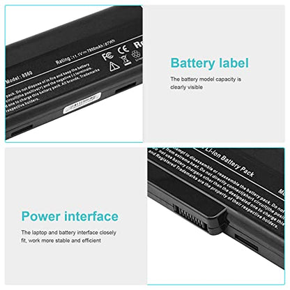 9-Cell 87Wh!! EliteBook 8460p 8460w 8470p 8470w 8560p 8570p 628668-001 CC06 Battery for HP 628664-001 628666-001 CC09 CC06XL ProBook 6360b 6460b 6465b 6470b 6475b 6560b 6565b 6570b High Performance - size: 8.07*2.05*0.75inch
