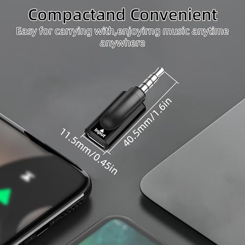 GELRHONR USB C to 3.5mm Audio Adapter, Type C Female to 1/8 "TRRS Male Headphone Jack Adapter, 16Bit/48Khz High Fidelity Audio Converter with PC, Laptop, Phone 2Pack (USB C F to 3.5mm M) - style: USB C F to 3.5mm M