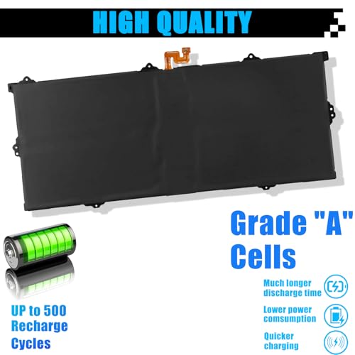 AA-PBAN2HE Laptop Battery Replacement for Samsung Galaxy Book Go 340XDA NP340XLA-KA4US NP340XLA-KA12US NP340XLA-KA2CA XE340XDA-KA3US-RB XE340XDA-KA1US XE340XDA-KA3 XE340XDA-ka1it 4800mAh 37Wh