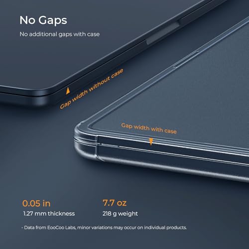 EooCoo Reinforced Anti-Crack Case for MacBook Air 13 inch,M5-M2 2026-2022 | True-to-Device Matte Texture, Anti-Fingerprint, Perfect Fit, Hard Shell Laptop Cover for MacBook Air 13.6 inch - color: Midnight