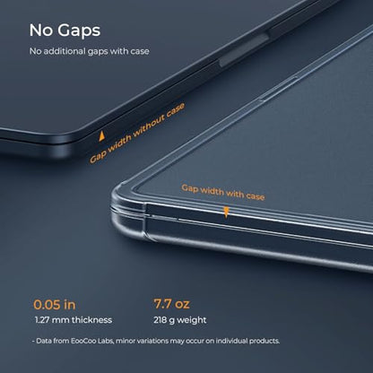 EooCoo Reinforced Anti-Crack Case for MacBook Air 13 inch,M5-M2 2026-2022 | True-to-Device Matte Texture, Anti-Fingerprint, Perfect Fit, Hard Shell Laptop Cover for MacBook Air 13.6 inch - color: Midnight
