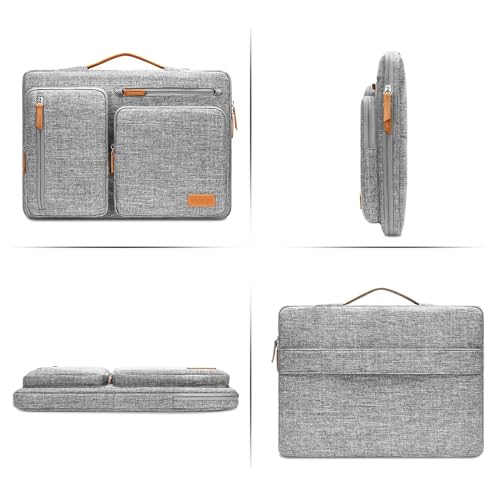 MOSISO 360 Protective Laptop Case 13 inch, 13 inch Laptop Sleeve | Compatible with MacBook Neo/Air M5 M4 M3 M2 M1 2026-2018/Pro M2 M1, Side Open Carrying Case with 4 Zipper Pockets, Gray - color: Gray, size: 13 inch