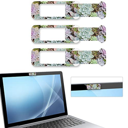 Webcam Cover, 3 Pieces, Laptop Camera Cover, Privacy Shielding Capacity is Twice as Big as The Traditional, Suitable for Computer Mobile Phones, laptops, Tablets and so on (More Meat) - color: More meat