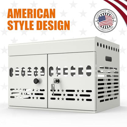 12-Device Charging Cabinet -Lockable Charging Station for iPad, Chromebook,Laptop&Tablet- American Style Charging Cabinet with Cord Management Ideal for Classrooms & Offices (Grayish White) - size: 12 Tablet/Chromebook(White)