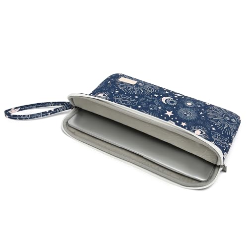 Laptop Sleeve with Pocket (Sol de Mayo, 14 inch) - color: Sol de Mayo With Strap, size: 14 inch