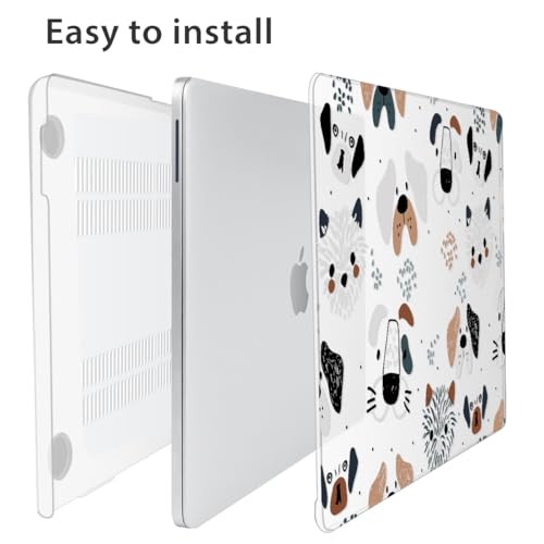 Compatible with 2026 MacBook Neo 13 inch Case Model A3404 with A18 Pro Chip, Sturdy Protective Hard Shell Case & Keyboard Cover & Screen Protector & Webcam Cover, Funny Dog - color: Funny Dog