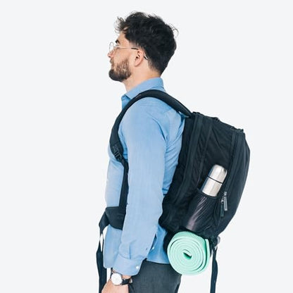 Trilogy Weekender Daypack I Opens like a suitcase, for easy packing. Expands into a 22-liter weekender. Hidden under-bag sling holds yoga mat, sleeping bag, and doubles as a rear cover (Zinfandel) - color: Red