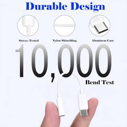 10 Pack Usbc to 3.5mm Jack Audio Adapter,The Headphone Adapter to USB C Compatible with iPhone 17/16/15 Series,Samsung Galaxy S25,S24,S23 Ultra,Note 20,iPad Pro,MacBook,Pixel XL and More - size: 10 Pack usb c to 3.5mm audio adapter