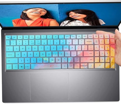 Keyboard Cover for Dell 15 Laptop DC15250 DC15255, Dell 16 DC16250 DC16251 & 16 Plus/16 Plus 2-in-1 DB06250 DB16250 DB16255 & Dell Pro 15 Essential PV15250 PV15255 US Layout Keyboard Skin-Colorfu - color: Colorfu