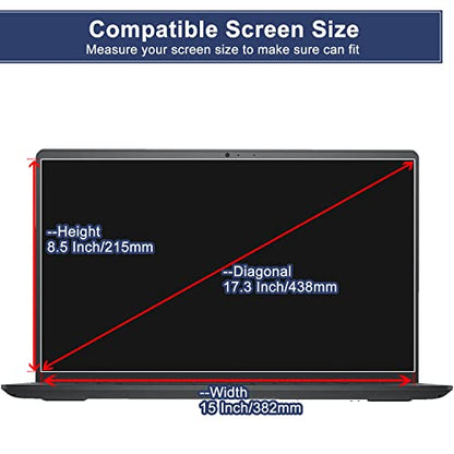2 Pack 17.3" Laptop Screen Protector for HP/Dell/Asus/Samsung/Lenovo/Acer/MSI/Sony/LG/Razer Blade/Alienware 17.3 inch Laptop (16:9 Aspect), High Definition Anti-Scratch Clear Shield - size: 17.3 Inch16：9