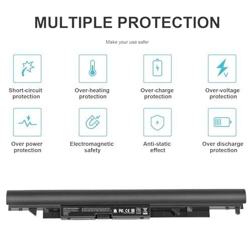 919700-850 Laptop Battery for HP Spare 919681-221 919682-121 919682-421 919682-831 919701-850 JC03 JC04 15-BS000 15-BW000 15-bs0xx 15-BS113DX 15-BS013DX 15-BS015DX 15-BS115DX 15-BS060WM 15-BS070WM - size: 10.3*1.56*0.85inch JC04