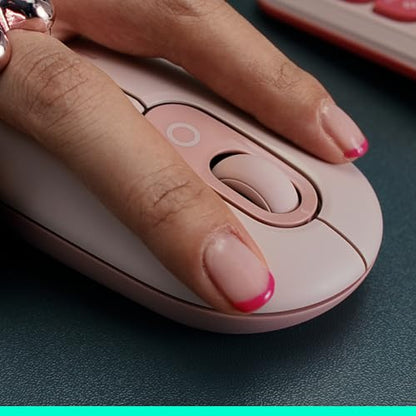 Logitech POP Mouse, Compact and Portable Wireless Bluetooth - Graphite | Compact, portable, programmable buttons, quiet clicks, easy-switch for up to 3 devices, laptop, tablet, PC - color: Graphite