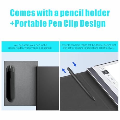 Jvkzaen EMR Stylus Compatible with Remarkable 2, Replacement Digital Pen with Eraser, 4096 Pressure Levels, Tilt Support, Palm Rejection, for Remarkable/Samsung/Kindle Scribe Devices(3 Pen Tips)