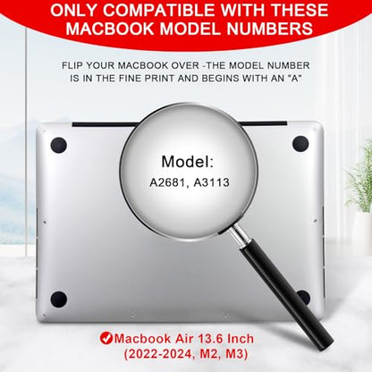 Magnetic Privacy Screen for Macbook Air 13.6 Inch (2022-2026, M2,M3,M4,M5) - size: macbook air 13.6 inch