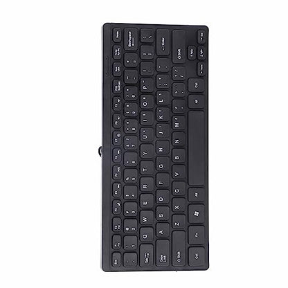 KIMISS K1000 Portable Mini Keyboard, USB Wired & Multimedia Kaypad, Compact LapAccessories, Computer Parts