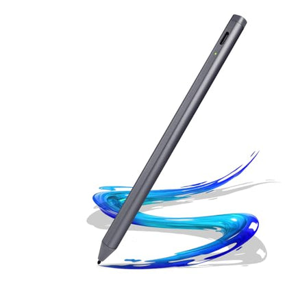 USI 2.0 Stylus Pen for Chromebooks, Palm Rejection | Stylus Pen for Chromebooks Acer Spin,ASUS Flip,Lenovo Duet/IdeaPad/Flex,Amazon Fire Max 11/Fire HD 10, Google Pixel, Grey - color: Grey