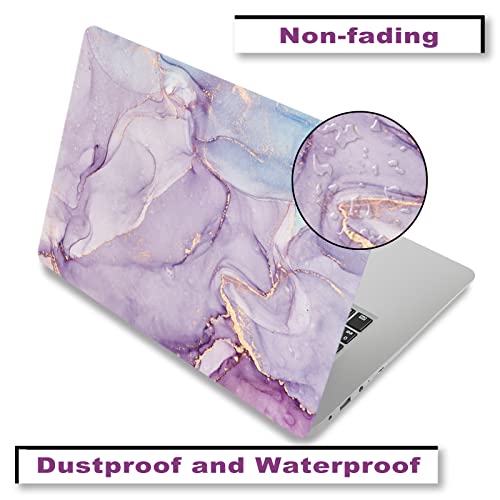 ArtSo Laptop Skin Sticker Decal, 12" 13" 13.3" 14" 15" 15.4" 15.6 inch Laptop Universal Netbook PC Notebook Vinyl Reusable Skin Sticker Cover Art Case Protector Personalized,Purple Blue Marble - color: Purple Blue Marble